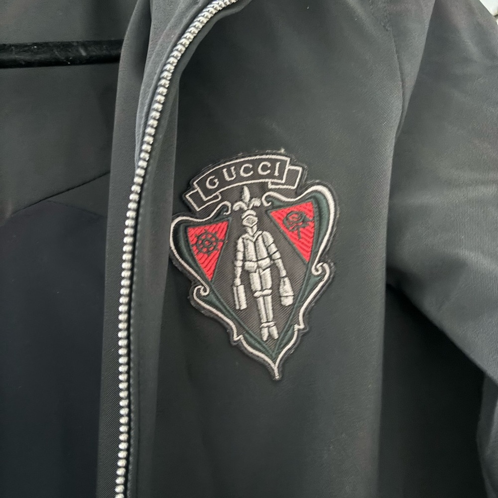 Gucci Black Zip Front Jacket - image 3